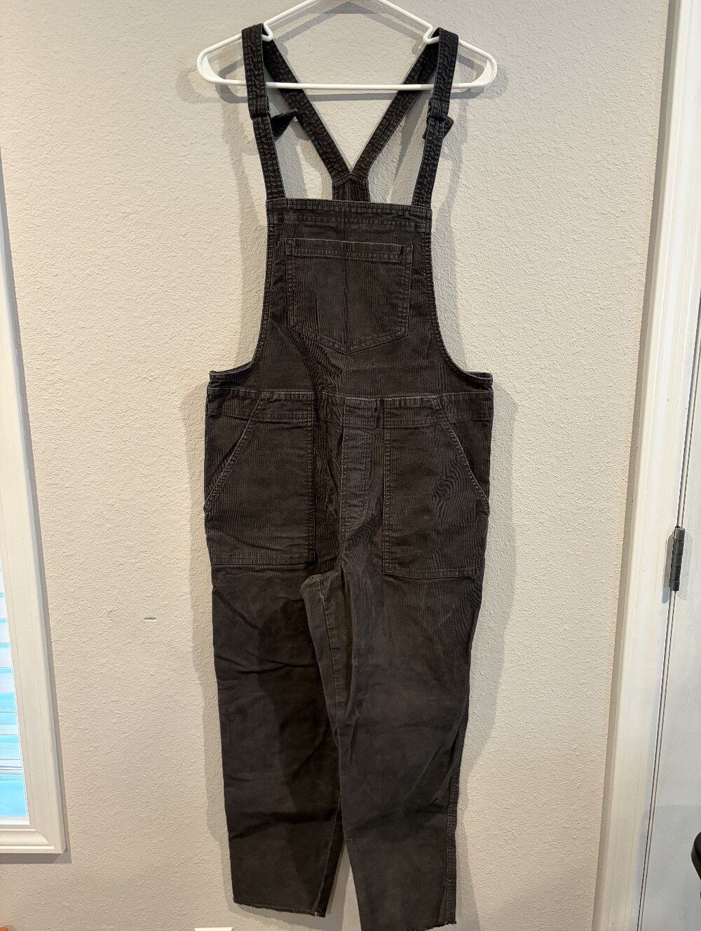 Aerie American Eagle Womens Brown Corduroy Cotton Jumpsuit Overalls Size Medium